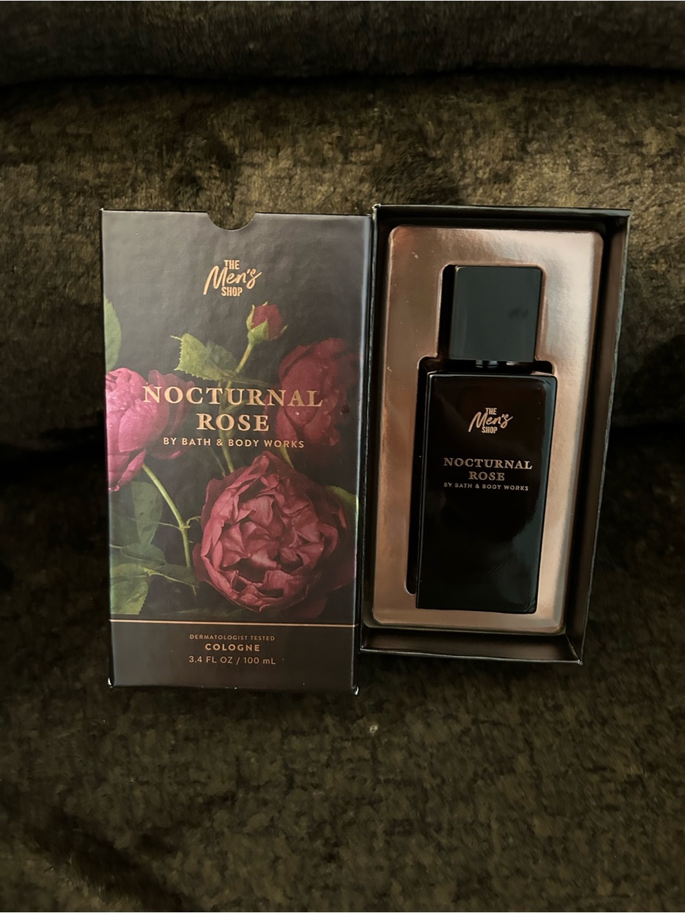 Bath & Body Works Nocturnal Rose Cologne — Black & Deep Pink